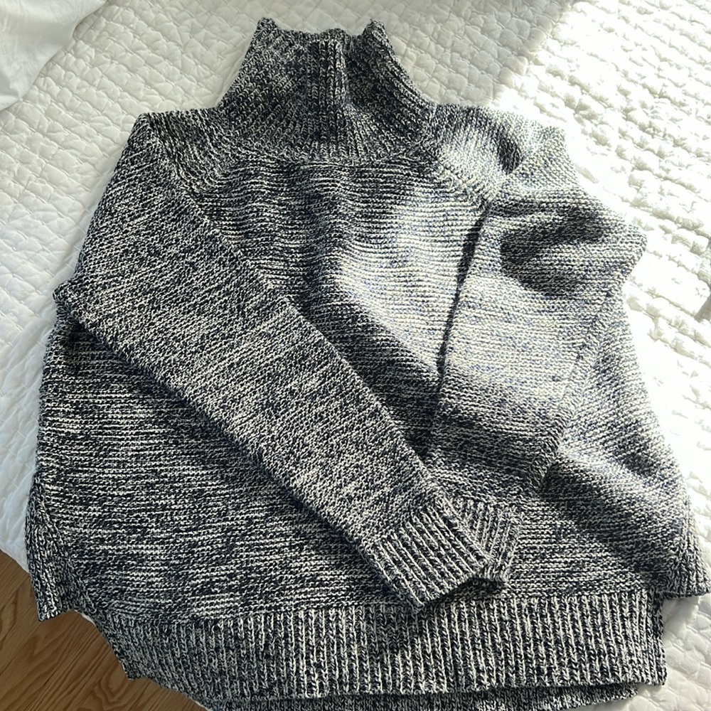 Madewell cotton/acrylic turtleneck sweater